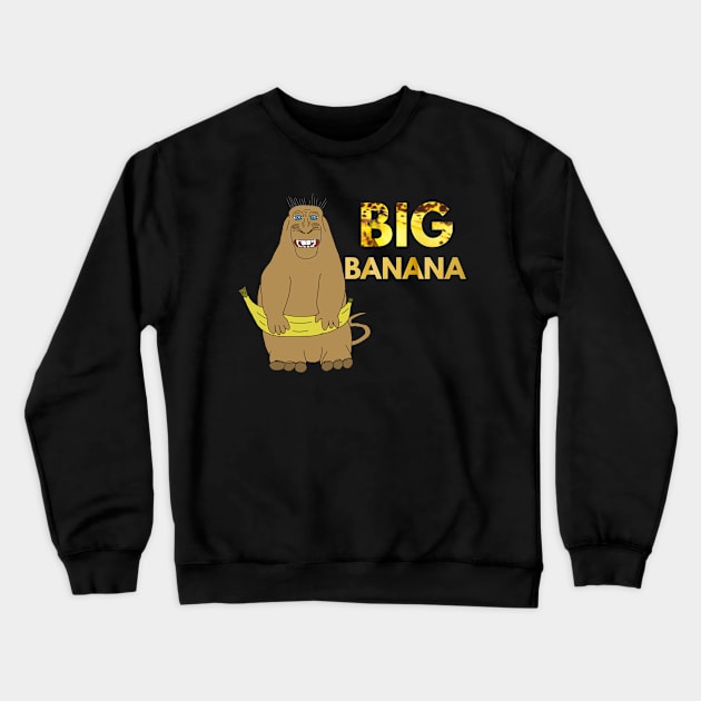 big banana love Crewneck Sweatshirt by FromBerlinGift